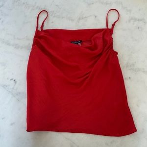 Red 1.STATE Silky blouse
